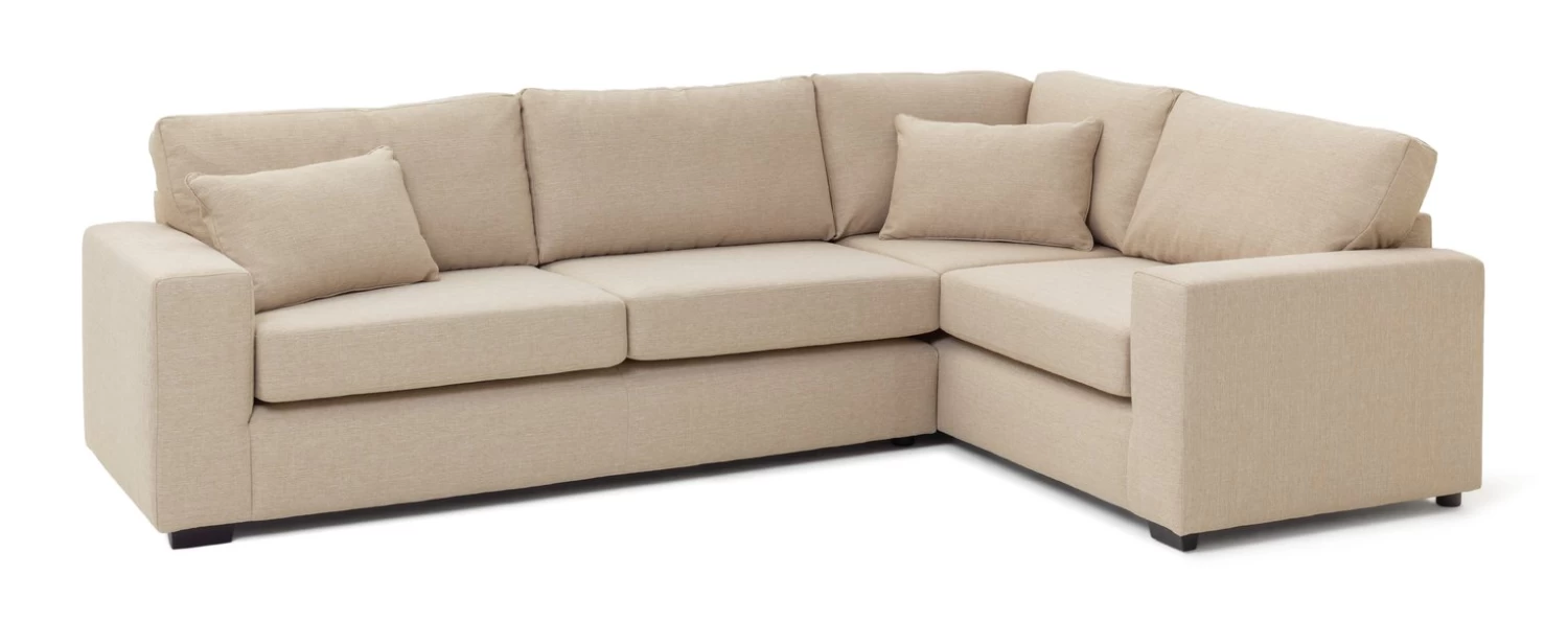Habitat Eton Fabric Left Hand Corner Sofa - Biege 3 Habitat Eton Fabric Left Hand Corner Sofa - Biege