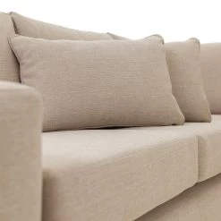 Habitat Eton Fabric Left Hand Corner Sofa - Biege 17 Habitat Eton Fabric Left Hand Corner Sofa - Biege -Habitat 1151484 R Z010A