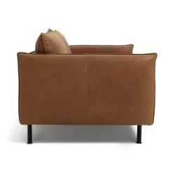 Habitat Moore Leather 2 Seater Sofa - Tan -Habitat 1173778 R Z003A