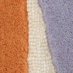 Habitat Geometric Circle Cut Pile Rug - 120x120cm - Multi -Habitat 1176122 R B001