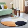 Habitat Geometric Circle Cut Pile Rug - 120x120cm - Multi -Habitat 1176122 R Z001A