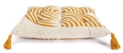 Habitat Block Print Pack Of 2 Seat Cushion - Orange -Habitat 1176438 R Z002A