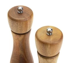 Habitat Global Wooden Salt And Pepper Grinder - Natural -Habitat 1178900 R Z003A