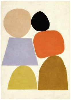 Habitat Geometric Cut Pile Rug - 120X170cm - Multicoloured -Habitat 1179985 R Z002A