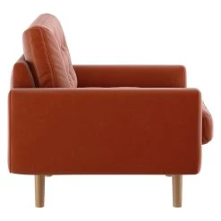 Habitat Fenner Velvet Accent Chair - Orange 15 Habitat Fenner Velvet Accent Chair - Orange -Habitat 1181368 R Z004A