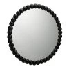 Habitat Beaded Round Wall Mirror - Black - 70x70cm -Habitat 1182934 R Z001A