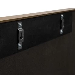 Habitat Brushed Rectangular Wall Mirror - Gold - 50x70cm -Habitat 1184066 R Z004A