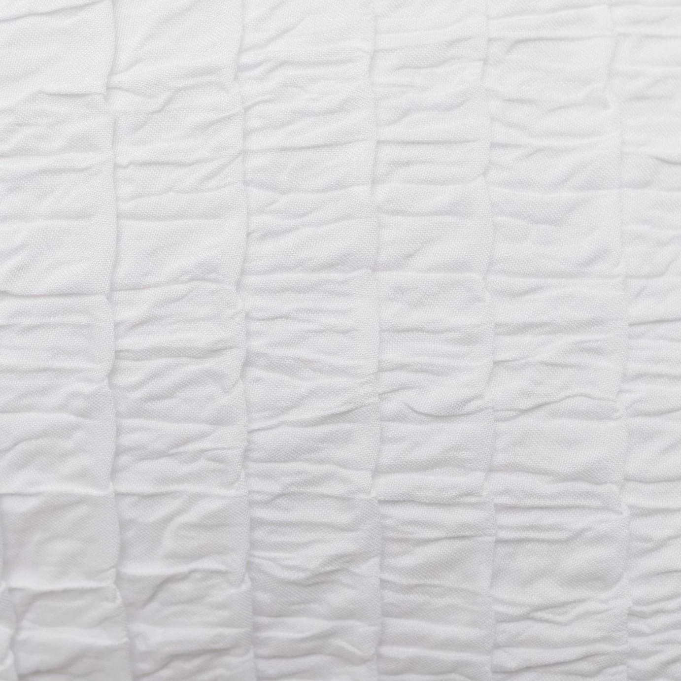 Habitat Crinkle White Bedding Set - Single 4 Habitat Crinkle White Bedding Set - Single - Image 2