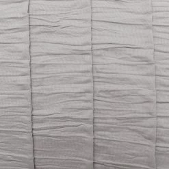 Habitat Crinkle Grey Bedding Set - Single -Habitat 1232420 R B001