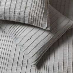 Habitat Crinkle Grey Bedding Set - Single -Habitat 1232420 R Z003A