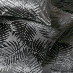 Habitat Velvet Feather Charcoal Bedding Set - Double -Habitat 1232499 R Z003A