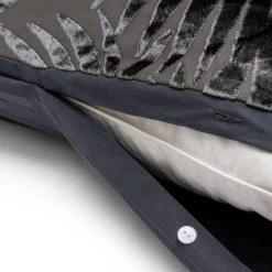 Habitat Velvet Feather Charcoal Bedding Set - Double -Habitat 1232499 R Z004A