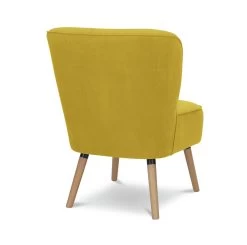 Habitat Eppy Fabric Accent Chair - Yellow -Habitat 1232592 R Z005A