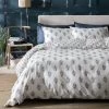 Habitat Woodblock Leaf White Bedding Set - Single -Habitat 1232846 R Z001A