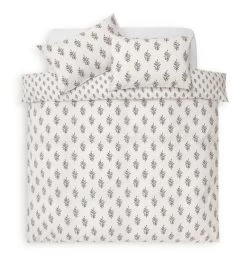 Habitat Woodblock Leaf White Bedding Set - Single 9 Habitat Woodblock Leaf White Bedding Set - Single -Habitat 1232846 R Z002A