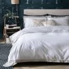 Habitat Cotton 180 TC Oxford Edge White Bedding Set- Double -Habitat 1232956 R Z001A