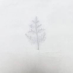 Habitat Cotton Embroidered Leaf White Bedding Set- Single -Habitat 1232994 R B001