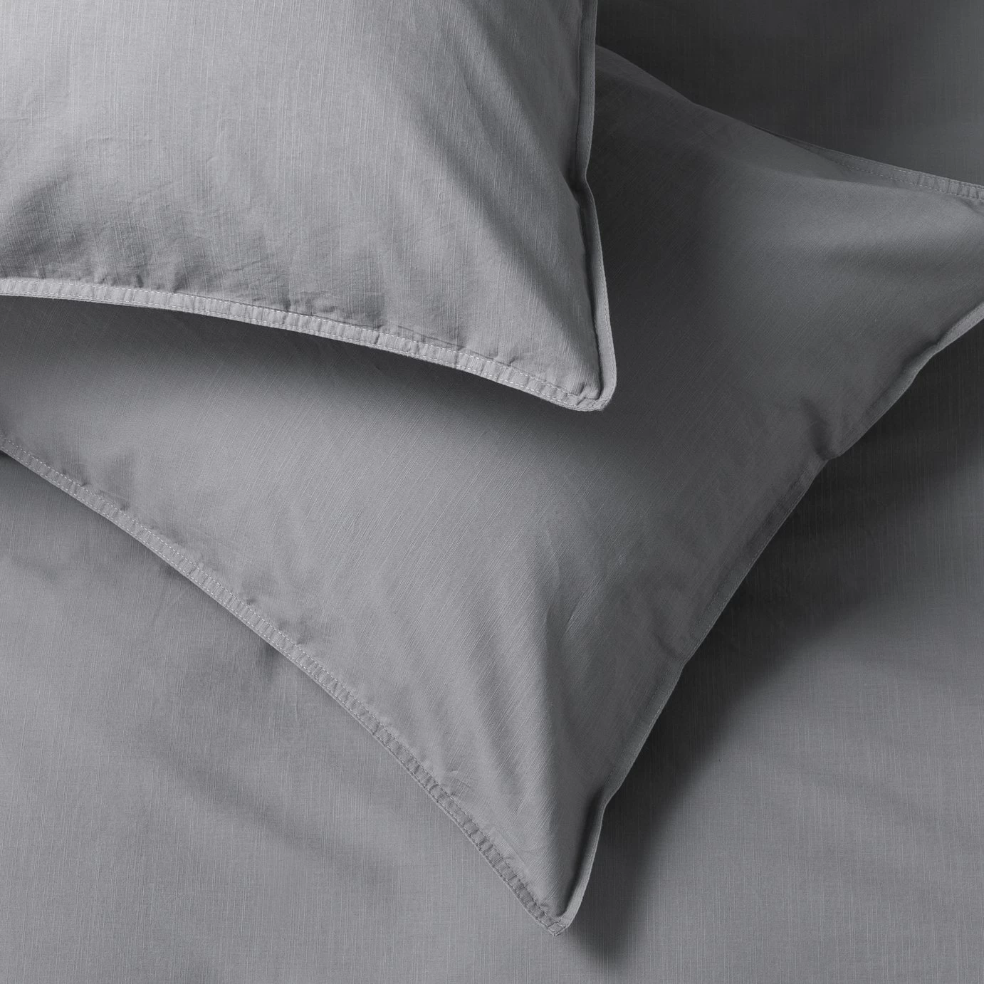 Habitat Cotton 180TC Linen Look Grey Bedding Set - Single 6 Habitat Cotton 180TC Linen Look Grey Bedding Set - Single - Image 4