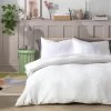 Habitat Cotton 200TC Muslin White Bedding Set - Double -Habitat 1233278 R Z001A
