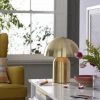 Habitat Mushroom Steel Table Lamp - Brass 2 Habitat Mushroom Steel Table Lamp - Brass -Habitat 1233670 R Z001A