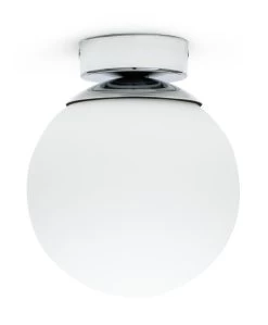 Habitat Opal Glass Bathroom Flush Ceiling Light - White 9 Habitat Opal Glass Bathroom Flush Ceiling Light - White -Habitat 1233759 R Z001C