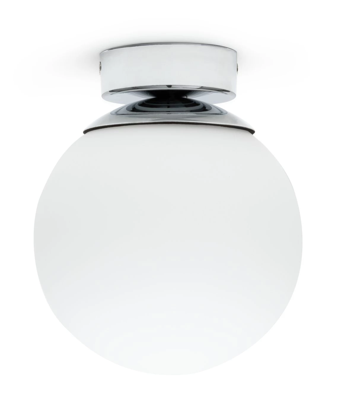 Habitat Opal Glass Bathroom Flush Ceiling Light - White 4 Habitat Opal Glass Bathroom Flush Ceiling Light - White - Image 2
