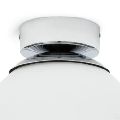 Habitat Opal Glass Bathroom Flush Ceiling Light - White 12 Habitat Opal Glass Bathroom Flush Ceiling Light - White -Habitat 1233759 R Z003A