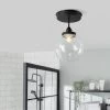 Habitat Globe Metal Bathroom Pendant Light - Black -Habitat 1233797 R Z001A