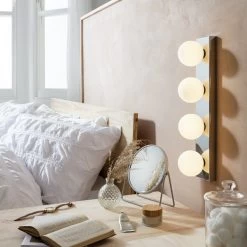 Habitat Metal 4 Light Bathroom Wall Light - Chrome 13 Habitat Metal 4 Light Bathroom Wall Light - Chrome -Habitat 1233852 R Z003C