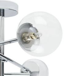 Habitat Sputnik Metal Bathroom Flush Ceiling Light - Chrome -Habitat 1233890 R Z002A