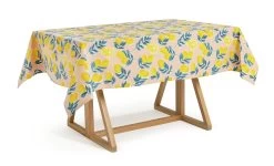 Habitat Lemons Wipe Clean Tablecloth - Multicoloured -Habitat 1234404 R Z002A