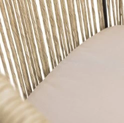 Habitat Malta 4 Seater Rattan Effect Garden Bar Set -Natural -Habitat 1242245 R Z007A