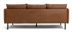Habitat Moore Leather 4 Seater Sofa - Tan -Habitat 1247941 R Z003A