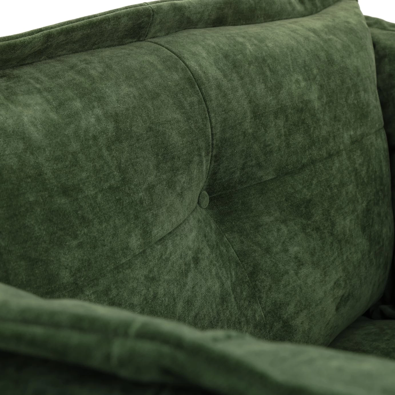 Habitat Jacques Velvet Cuddle Chair - Moss Green 11 Habitat Jacques Velvet Cuddle Chair - Moss Green - Image 9