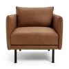 Habitat Moore Leather Armchair - Tan 2 Habitat Moore Leather Armchair - Tan -Habitat 1257216 R Z001A