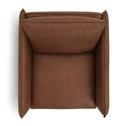Habitat Moore Leather Armchair - Tan -Habitat 1257216 R Z005A