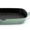 Habitat 23cm Cast Iron Griddle Pan - Sage Green -Habitat 1258404 R Z001A