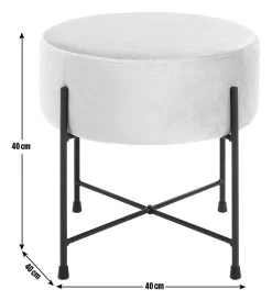 Habitat Jax Metal Footstool - Mint Green 7 Habitat Jax Metal Footstool - Mint Green -Habitat 1259056 R E001