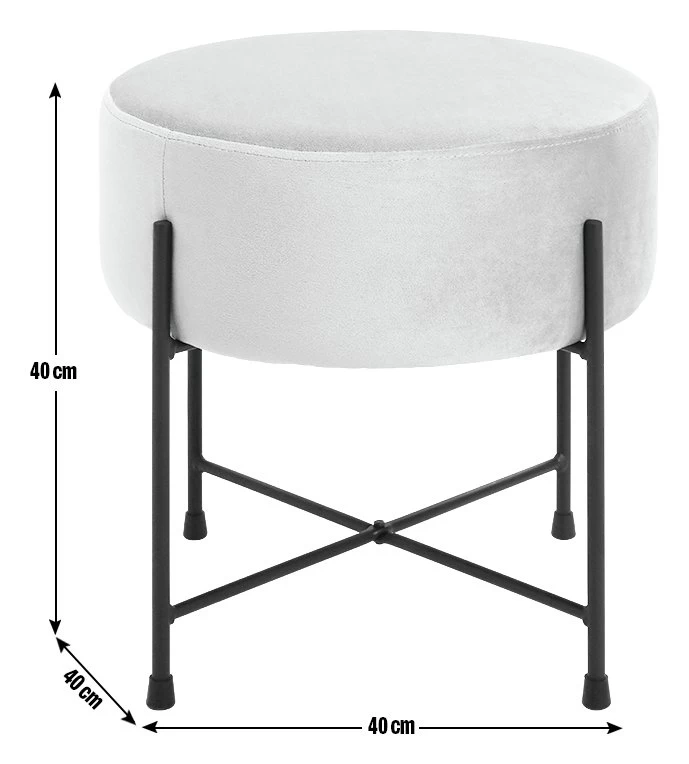 Habitat Jax Metal Footstool - Mint Green 5 Habitat Jax Metal Footstool - Mint Green - Image 3