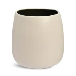 Habitat Curve White Ceramic Planter