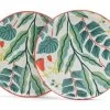 Habitat X Kew Set Of 2 Ceramic Dinner Plates -Habitat 1300565 R Z001A