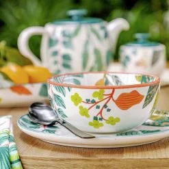 Habitat X Kew Set Of 2 Stoneware Cereal Bowl -Habitat 1300596 R Z005C