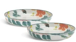 Habitat X Kew 2 Piece Ceramic Pasta Bowls -Habitat 1300620 R Z005A