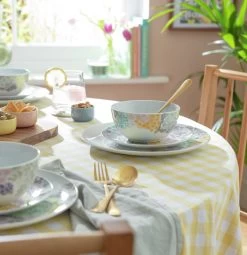 Habitat Floral 12 Piece Porcelain Dinner Set -Habitat 1307276 R Z001C