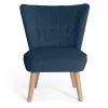 Habitat Alexis Velvet Cocktail Chair - Navy -Habitat 1341270 R Z001A