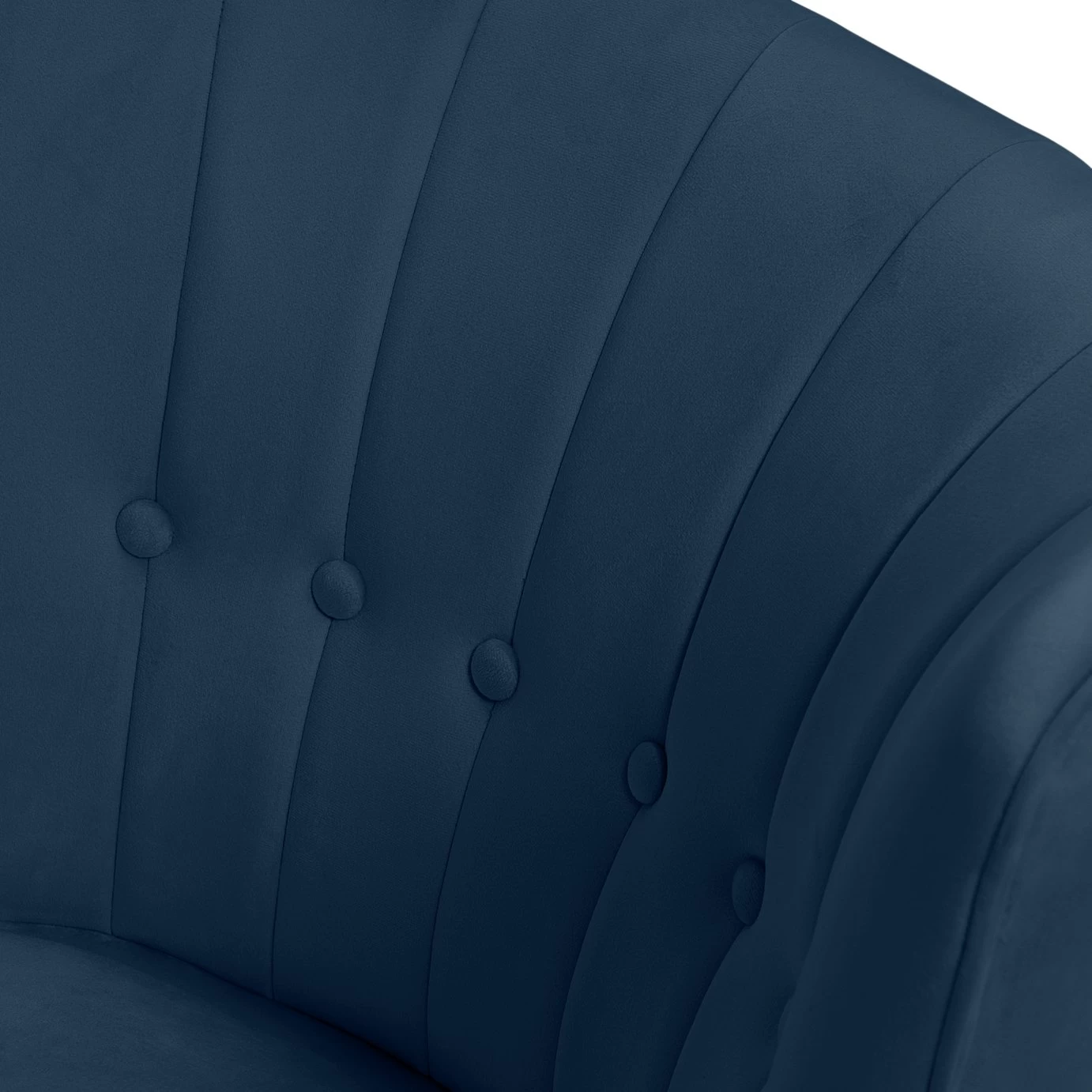 Habitat Alexis Velvet Cocktail Chair - Navy 10 Habitat Alexis Velvet Cocktail Chair - Navy - Image 8