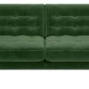 Habitat Fenner Velvet 3 Seater Sofa - Moss Green -Habitat 1350443 R Z001A