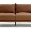 Habitat Moore Leather 3 Seater Sofa - Tan -Habitat 1352616 R Z001A