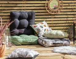 Habitat Grey Floor Cushion -Habitat 1353608 R Z003A