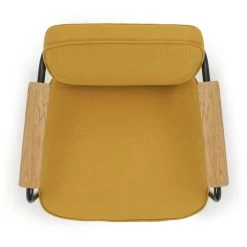 Habitat Jesper Fabric Accent Chair - Yellow 19 Habitat Jesper Fabric Accent Chair - Yellow -Habitat 1402047 R Z005A
